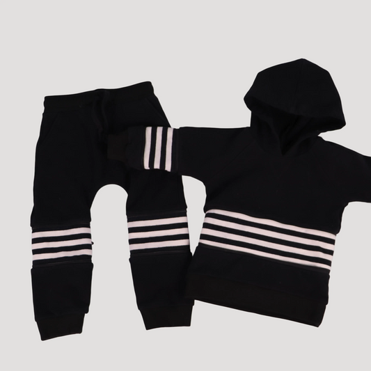 12M-2T Black Stripes